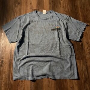 Daytona International Speedway Graphic T-Shirt Blue XL Delta Pro Weight Racing